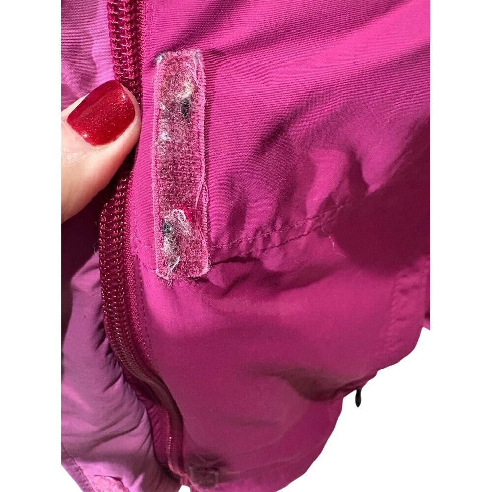 L.L.Bean Jacket Womens Size M Purple Hooded Lightweight Full Zip Outdoor - Picture 9 of 14